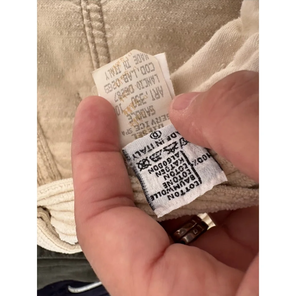 Diesel Beige Corduroy Straight Leg Pants men's Size 30
